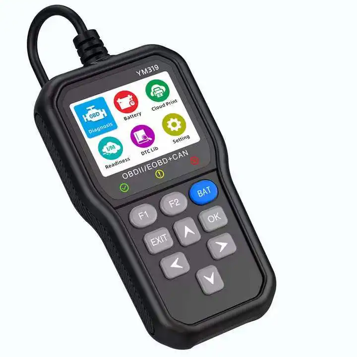 New Arrival YM319 OBD2 Scanner Check Engine Fault Code Reader With Multi-languages Full System Scanner for OBD2 Protocol Cars