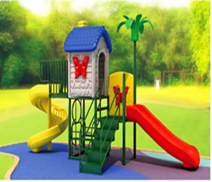 Parco giochi usati scivoli per bambini all'aperto attrezzature per parco giochi in plastica scivolo di plastica