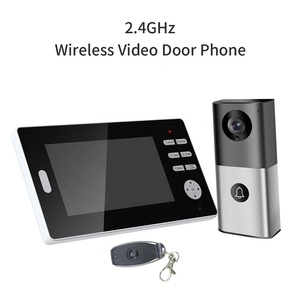 Camera Video Akuvox 2.4G Wireless Video <strong>Intercom</strong> 7 Inch High-definition LCD Display Screen <strong>Intercom</strong> Wireless Video Door Phone - Product Image 3