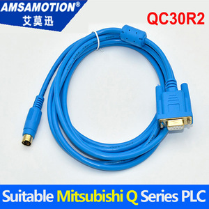 Serielles Kabel QC30R2 Geeignet für Mitsubishi Q-Serie SPS-Programmier datenkabel DB9 9-polige Buchse Runde DB 8-polig - Product Image 3