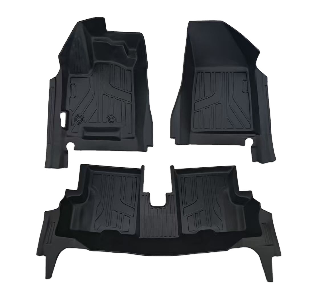 Tapis de voiture 5D en TPE (Noir)