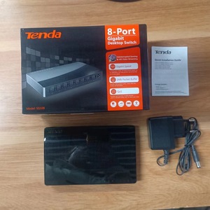 英文包Tenda SG108 100/1000M台式网络交换机8端口千兆台式交换机以太网交换机局域网集线器英文盒 - Product Image 1