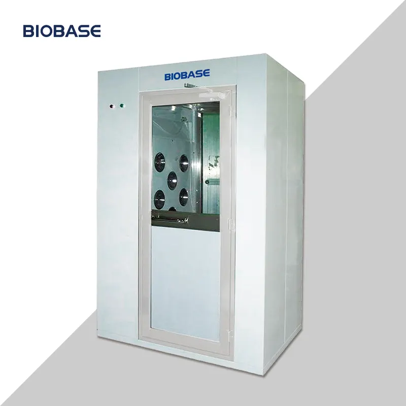 BIOBASE CHINAエアシャワーAS-1P2S光電センサー両開きドア電気インターロック自動ブローエアクリーンルームラボ用