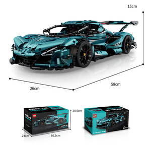 1:8 Technical Vehicle Guly 10612 3468pcs/set <strong>Apolloed</strong> IE Super Racing Car Model Building Blocks Brick <strong>Toy</strong> Christmas Gift