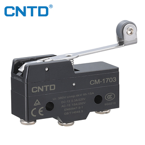 Interruptor de viaje de elevador de palanca de rodillo de bisagra larga CNTD 1NO 1NC Spdt interruptor de límite con 250vac/10a/5a Max Voltage CM-1703N - Product Image 1