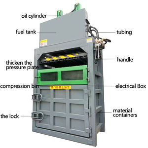 Professional Automatic Hydraulic Baler Waste <strong>Plastic</strong> Compactor Scrap Metal <strong>Press</strong> <strong>Machine</strong> Core Bearing Film Bottles Cans