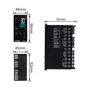 Termostato con temporizador y función de contador, pantalla Lcd táctil, Alarma de tiempo, controlador de temperatura Pid