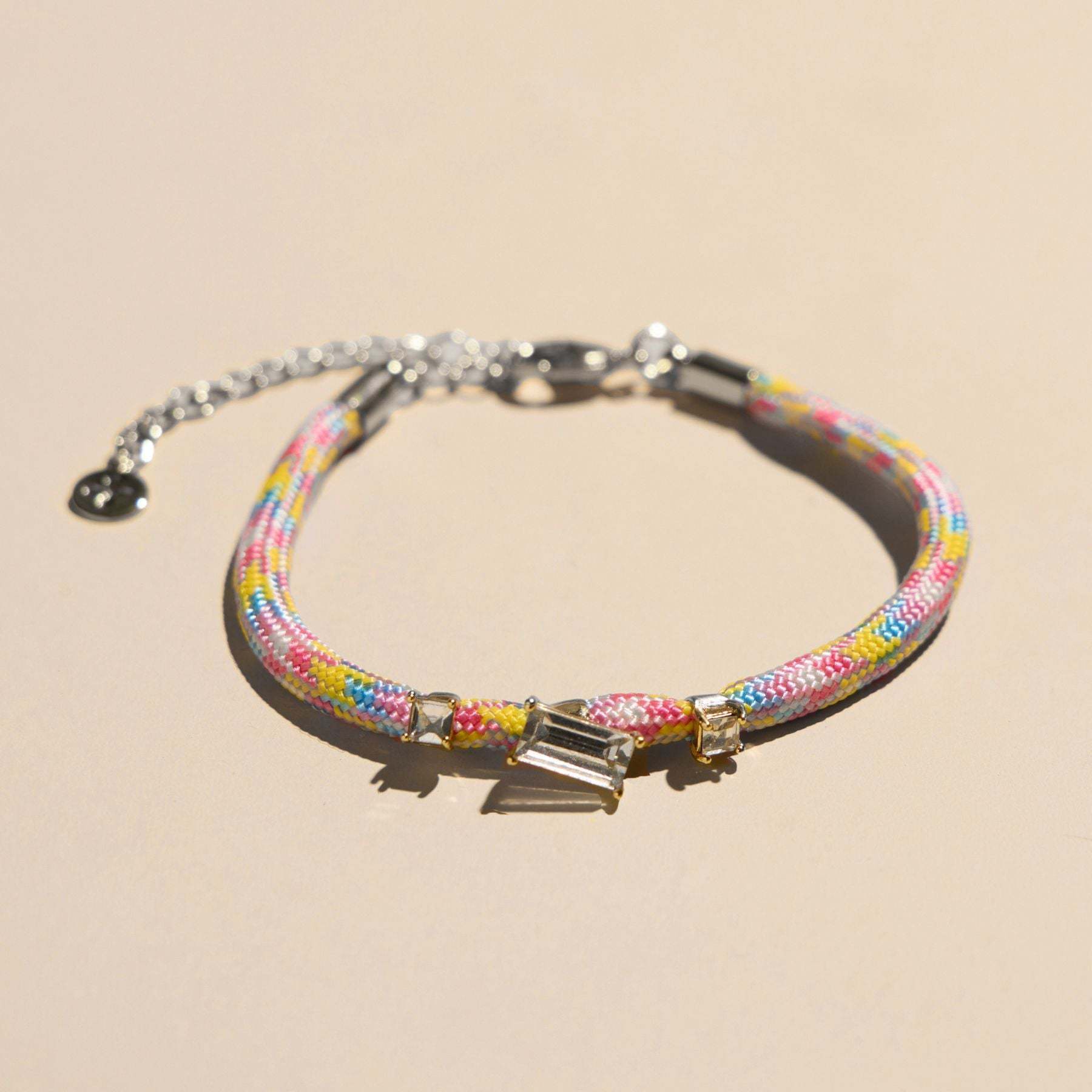 Rainbow rope bracelet