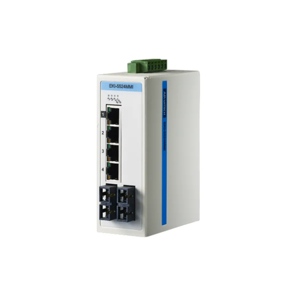 Advantech Eki 5524mmi 4 Poort 2x100fx Poort Snelle Ethernet Proview Industriële Schakelaar