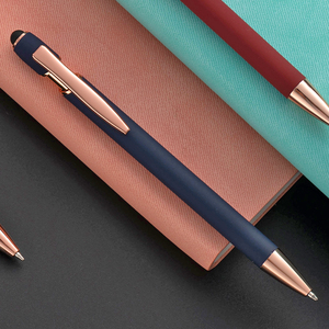 Promotion Rose Gold Advertising Gift 2 in 1 Ballpen <strong>Stylus</strong> Screen Ballpoint <strong>Pen</strong> Factory Delivery Metal <strong>Pen</strong> With Custom Logo - Product Image 3