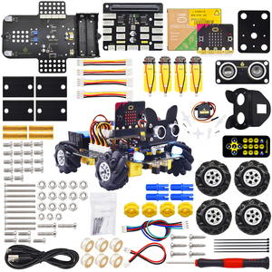 Keyeystudio микро-бит 4WD робот автомобильный комплект для стволовых игрушек Makecode набор для программирования стволовых роботов (без платы) - Product Image 4