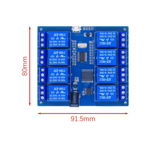 2/4/8-way 5V <strong>relay</strong> module Upper computer <strong>control</strong> board <strong>With</strong> indicator light <strong>Relay</strong> output DC/USB interface