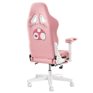 Indonesia Popular Custom Color Kid pink <strong>Computer</strong> Hello Kitty Comfortable Cushion Adjustable Ergonomic Gaming Chair with Footrest - Product Image 4