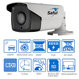 ทางเข้าและทางออกการจัดการกล้อง ANPR/LPR กล้องป้ายทะเบียนกล้อง - Product Image 6