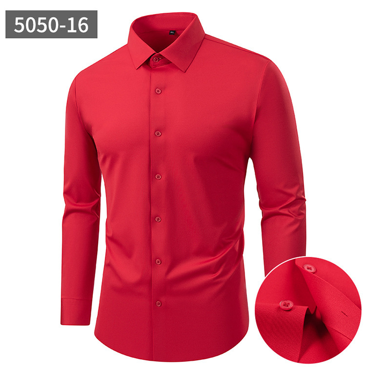 16 camisetas rojas de manga larga, talla grande.
