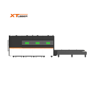 Kèm theo trao đổi bảng cấu trúc <span class=keywords><strong>CNC</strong></span> sợi máy cắt <span class=keywords><strong>laser</strong></span> CS SS phèn Máy cắt 3KW - Product Image 3