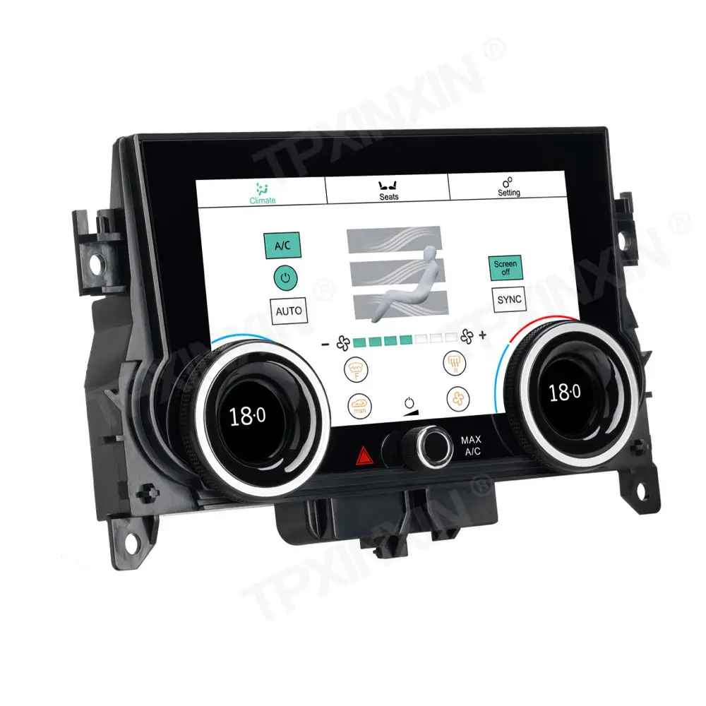 8 인치 자동차 기후 제어 LCD 보드 랜드 로버 레인지 로버 이보 크 L538 2012-2018 AC 패널 제어 LCD 터치 디스플레이 화면
