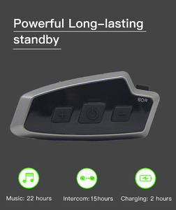 Motorcycle Bluetooth Headset, Mesh Technology 32 Riders 800m Helmet Communication <strong>System</strong>, Support Audio /Music Sharing/FM <strong>Radio</strong> - Product Image 6