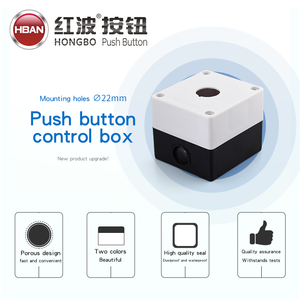 Hban bottoni Maker 22mm di plastica interruttore IP65 impermeabile connessione a pulsante scatola - Product Image 6