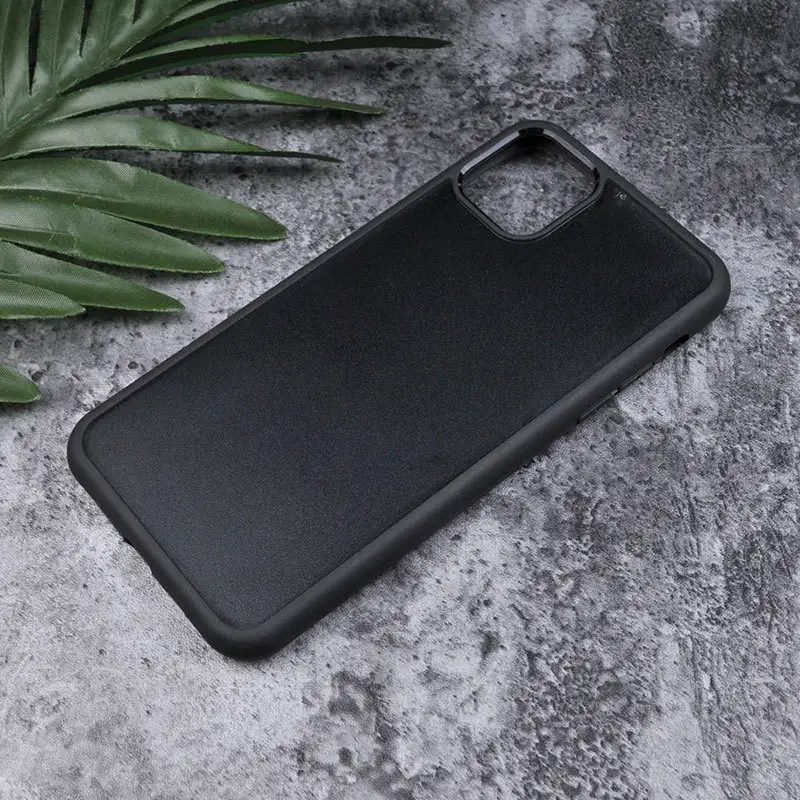 עיצוב אופנה מקל ריק עור PU עץ כיסוי אחורי מקרה עם חריץ TPU רגר כיסוי לטלפון סלולרי עבור אפל אייפון 15 Pro Max