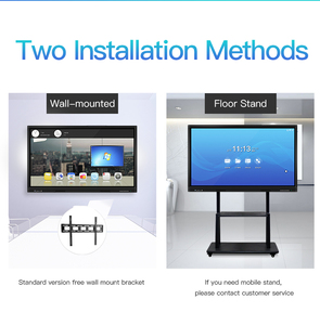 65 75 86 98 110 дюймов 4K HD светодиодный дисплей Цифровая белая доска умная Интерактивная плоская панель для образования - Product Image 6