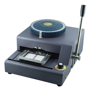 Produttore Desktop manuale PVC ID Card goffratrice personalizzata Reward Card Club Card Letterpress Coding Machine