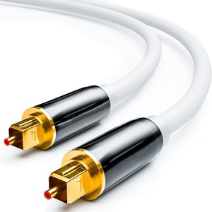 Línea de Audio de fibra óptica Digital TOSLINK, salida SPDIF, amplificador de potencia de 5,1 canales para HDTV y conexión de Audio de ordenador - Product Image 2
