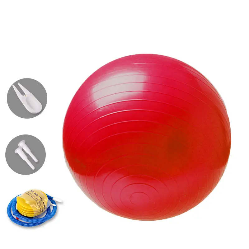 Yoga topu 75 cm egzersiz özel baskılı fıstık 90*45cm PVC Pilates Fitness masaj aleti top seti
