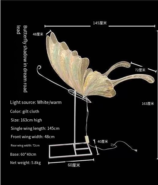 Sombra de mariposa en el camino de los sueños.