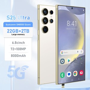 22G+2TB מחיר מוזל חדש מקורי S25 אולטרה 5G סמארטפון אנדרואיד כפול סים LTE מסך HD מעבד עשר ליבות גרסה גלובלית - Product Image 1