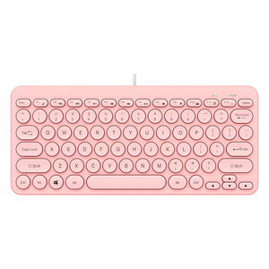 Venta de teclado de tecla redonda Teclado de computadora con cable Teclado redondeado