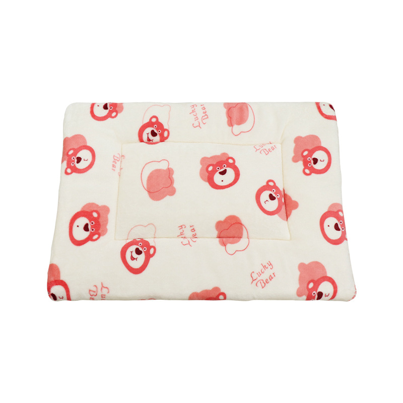 Ours beige en flanelle épaisse et chaude, automne hiver