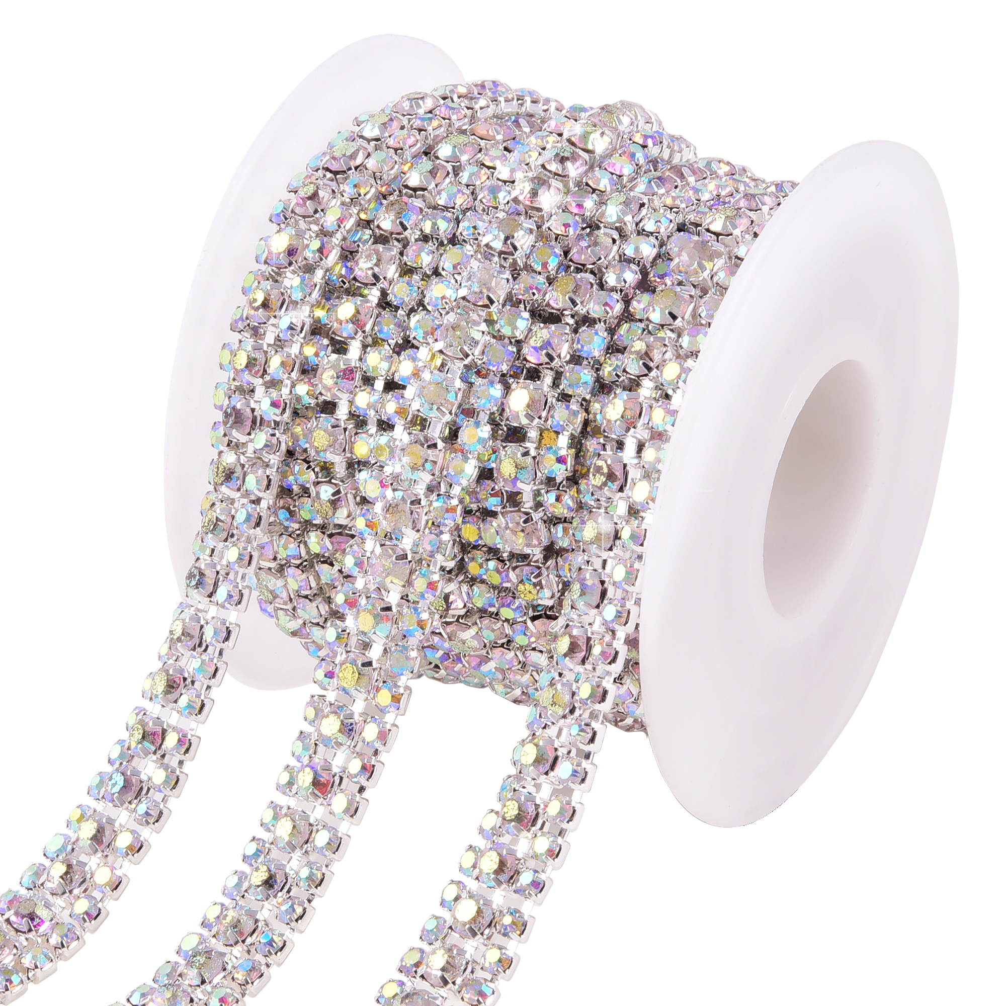 Crystal AB-Silver Base