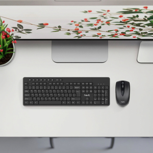 Havit KB249GCM厂家直销可充电人体工程学2.4Ghz无线键盘鼠标组合套装 - Product Image 4