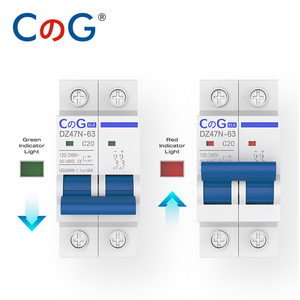CG AC 6A 10A 16A 20A 25A 32A 63A MCB minyatür devre kesici 2 kutuplu 240V termal manyetik yolculuk Din ray montaj anahtarı - Product Image 2