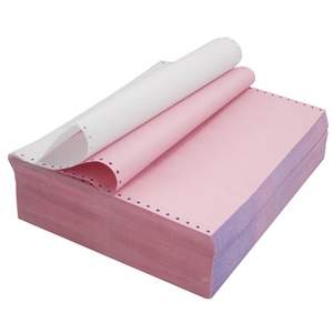 Papel de recibo de impresión continua sin carbón Premium Papel de computadora continuo NCR ecológico-2 partes, 9,5X11 pulgadas