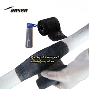 Áp lực cao khẩn cấp ống nước bọc PVC Ống Doanh rò rỉ sửa chữa băng sợi thủy tinh Băng - Product Image 1