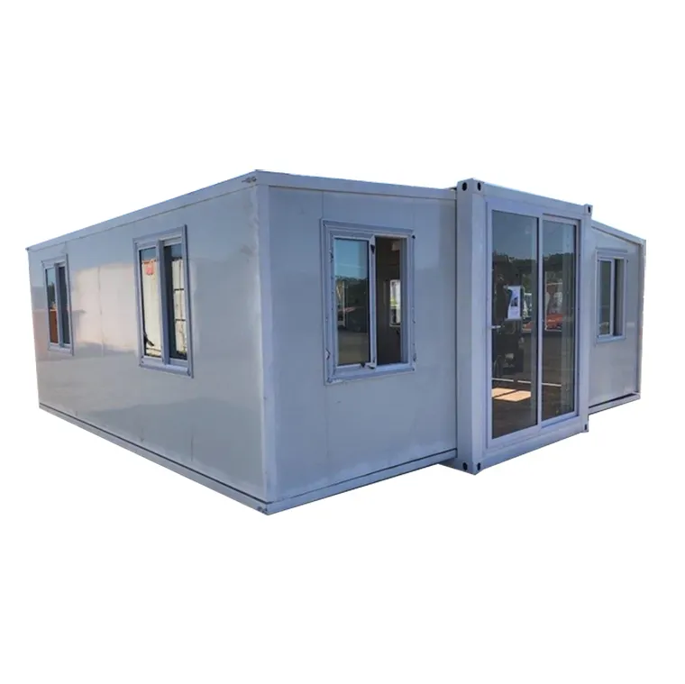 Prix de fabrication Maison mobile moderne à cadre en acier personnalisée Petite maison de 20 pieds Maison préfabriquée en conteneur extensible