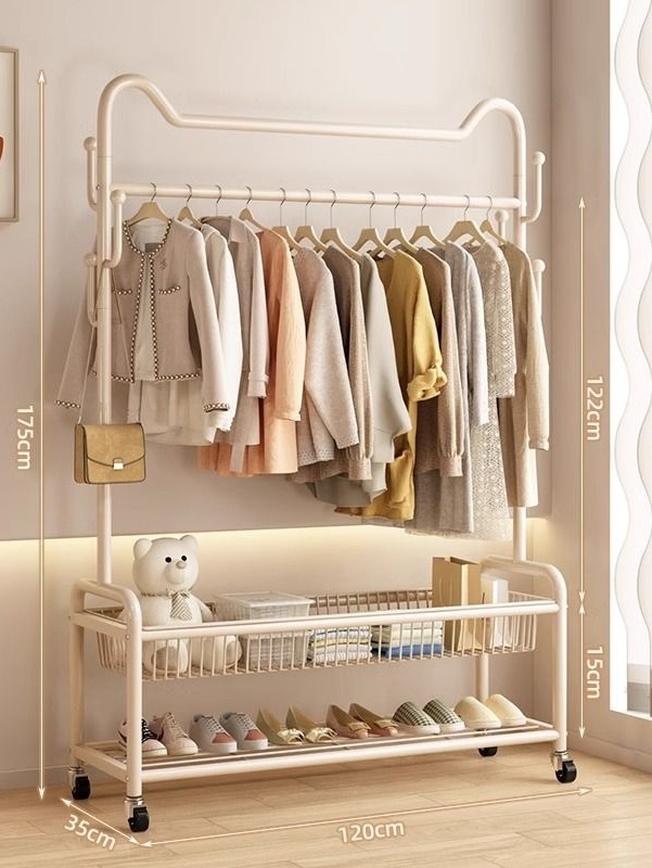 120cm blanc+panier de rangement