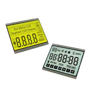 Tùy chỉnh đơn sắc màn hình LCD kỹ thuật số công tơ mét TN HTN FSTN tích cực phân khúc hiển thị - Product Image 1