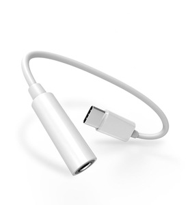 Adaptador tipo C Cable para auriculares 3,5 MM-Cable USBC Adaptador de conector de audio Tipo de cable para auriculares - Product Image 5