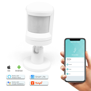 Tuya ZigbeePIR赤外線モーションセンサー動き検出器ホームセキュリティ警報システムヒューマンモーションセンサー - Product Image 1