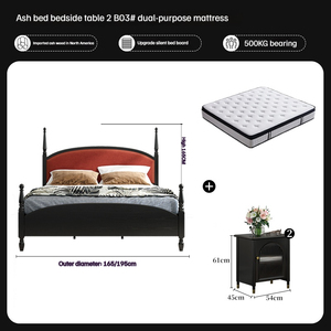 Doğrudan üreticilerin yüksek kaliteli katı ahşap kontrplak ile ucuz fiyata sıcak satış özelleştirilmiş ahşap yataklar - Product Image 6