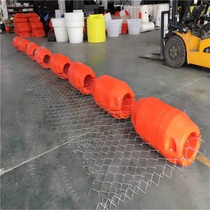 LLDPE材料浮式防波堤系统浮标，用于海洋工程的海上防洪海防疏浚管道浮标 - Product Image 3