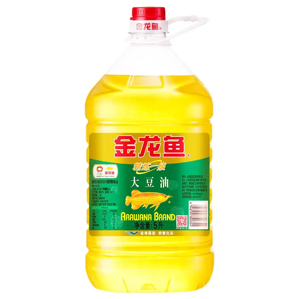 Jinlongyu all'ingrosso olio di soia puro al 100% olio vegetale olio commestibile di Changcom