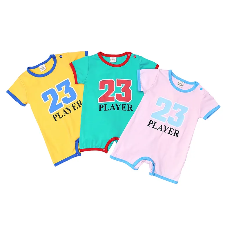 New Arrivals Cute Knitted Baby Romper Best Quality Baby Clothes Short Sleeve onesie Baby Sleepsuit Rompers Bodysuit