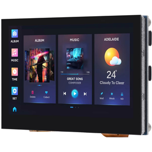 Waves hare ESP32-S3 4,3-Zoll-LVGL-GUI-Entwicklungsplatine für kapazitive Touch-Displays 800x480 5-Punkt-Touch Kompatibel für Arduino IDE - Product Image 2