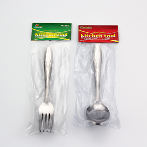 厂家直销18/0便宜银器不同设计机器抛光餐具不锈钢餐具 - Product Image 5