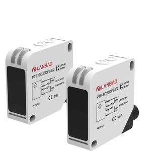 Relé de salida NO + NC 24VDC, Sensor fotoeléctrico infrarrojo de reflexión difusa - Product Image 1