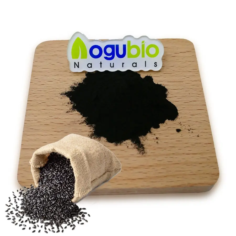 Aogubio doğal siyah pirinç özü antosiyanin 5% siyah pirinç toz siyah pirinç özü antosiyanin tozu